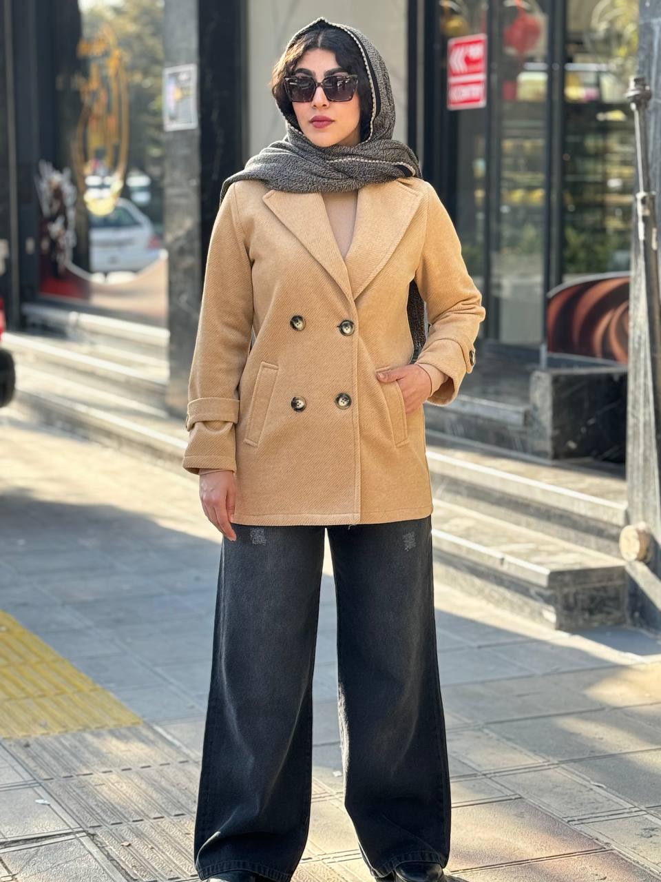 پالتو کتی جنس فوتر گرم بالا